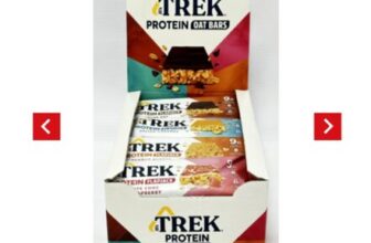 TREK Protein Oat Bars Variety Pack Plant-Based Flapjack Bars 16 X 50g