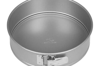 Tala 23cm Springform Cake Tin – Non-Stick Baking Pan with Fast-Release Springform – Even Heat Distribution for Cake Sponges & Tarts