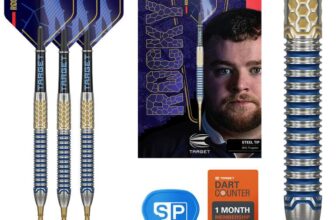 Target Darts Josh Rock Gen 1 Steel Tip Swiss Point 90% Tungsten Darts 25g – Sold by Target Darts FBA