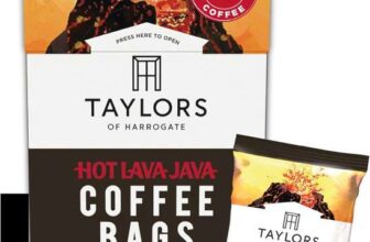 Taylors of Harrogate, Roast 6, Hot Lava Java Coffee Bags, 3 Boxes of 10 (Total 30 Bags)