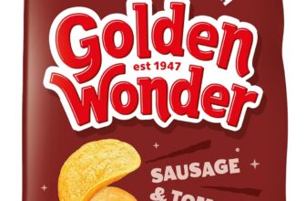 Tayto, Golden Wonder Sausage and Tomato Crisps, 32 x 32.5g