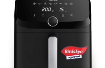 Tefal Easy Fry Mega Air Fryer, 7.5L Capacity (Serves Up to 8), 8 Preset Cooking Programs, Compact Design, Energy-Efficient