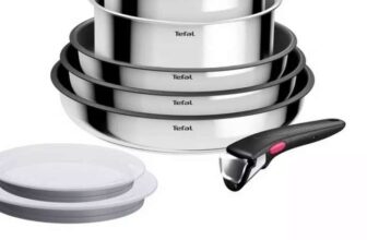 Tefal Ingenio 8 Piece Stainless Steel Cookware – Free c&c