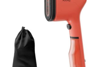 Tefal Pure Pop Slim Handheld Clothes Steamer, No Ironing Board Needed, Ready to Use in 15 Seconds, 70ml Detachable Water Tank