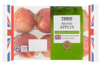 Tesco British Apples Minimum 5 Pack – Clu bcard Price