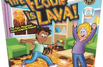 The Floor is Lava The Fun, Physical, Lava Leaping Game Kids Party Games For 2-6 Players Ages 5