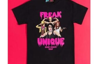 The Rocky Horror Show Freak Unique Black T-Shirt
