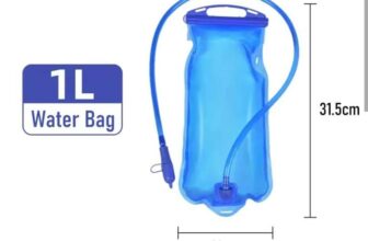 ThinkRider Water Bladder Water Reservoir Hydration Pack Storage Bag 1L BPA Free- THINKRIDER CYCING Store