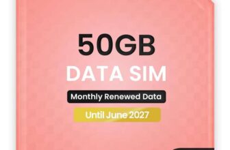 Three 50GB Data SIM – Preloaded Monthly Until June 2027 – w/voucher Selected Accounts ) Sold By Scancom_Distribution FBA