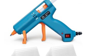 Tilswall Hot Glue Gun KitPack of 1 Hot Glue Gun and 75 Glue Sticks)