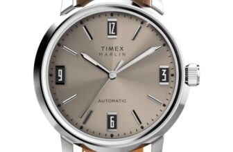 Timex Marlin (Automatic Miyota 8215 Movement) 40mm Leather Strap Watch