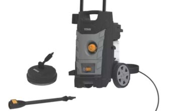 Titan TTB1800PRW 140bar Electric High Pressure Washer 1.8kW 230V (564KH) – Free C&C