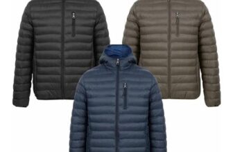 Tokyo Laundry Puffer Jacket Mens Hooded Quilted Zip Pockets
