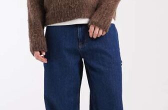 Tommy Jeans Theo Baggy Jeans in dark wash blue w/Code