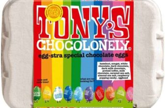 Tonys Chocolonely 150g Egg Stra Special Chocolate Eggs, 12 Eggs in Foil – Nectar Price