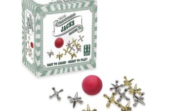 Toyrific Classic Jacks Game Set with Ball and Bag