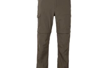 Trespass Mens Rynne Convertible Moisture Wicking Walking Trousers