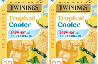 Twinings Tropical Cooler. Pineapple Flavour Fruit Infusion tea bags. 20 tea bags. (Pack of 2)