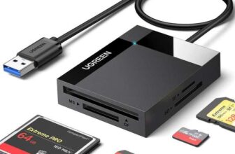 UGREEN SD Card Reader, 4-IN-1 USB 3.0 to SD CF TF MS Card Adapter, 5Gbps – Sold by UGREEN GROUP LIMITED UK FBA