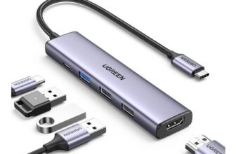 UGREEN USB C Hub, Revodok 5-in-1 USB Hub for Laptops