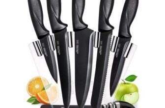 Ultra-Sharp Stainless Steel Kitchen Knife Set