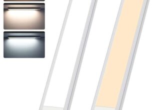 Under Cabinet Motion Sensor Lights 3 Colour Dimmable Rechargeable LED Strip 2 Pack – Silver 39cm