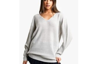 V Neck Oversized Jumper