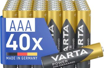 VARTA AAA Power on demand Batteries, pack of 40