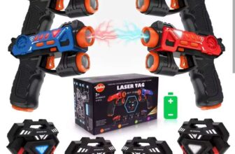 VATOS Laser Tag Guns Set 4x Infrared Mini Laser Tag Blaster with code – UK stock – VATOS Local Delivery Store