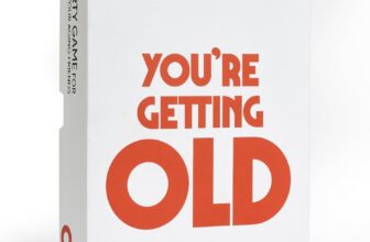 Vango Youre Getting Old A Party Card Game for Aging Millennials – 2 to 6 Players, Ages 14, White, Red, Orange