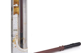 WOW STUFF Wand Light up, Official Wizarding World Harry Potter Gifts, Toys and Collectables, Role Play or Dress-up Costume Accessory for Fans, Girls and Boys, Ages 6 to Adult, Malfoy, 7 inches