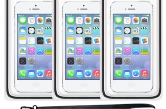 Waterproof Phone Pouch, 3 PCS Waterproof Phone Case for Swimming, Underwater Phone Case, Dry Bag with Clip Strap, for 16 15 14 13 12 11 Pro Max Plus Mini, XS, S23 Up to 7, Transparent