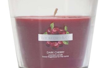 Wickford & Co. Scented Candle 5oz – Dark Cherry