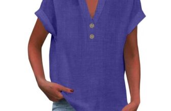 Women Tops, Linen Trousers, White Blouse, 3/4-Sleeve Top