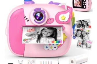 Wootoyz Kids Camera with Instant Print, Unicorn Gift