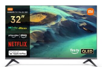 XIAOMI TV F Pro 32, 32 Inch (81 cm), QLED, Smart TV, Fire TV, Dolby Audio, DTS Virtual:X,