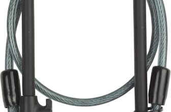 Yale YUL2C/13/230/1 High Defendor U Bike Lock with Cable (Sold Secure Silver), Black