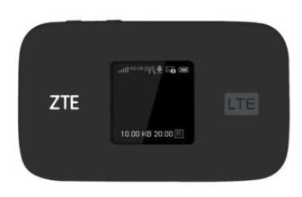 ZTE MF971V Mobile Router 4G LTE CAT6 2300mAh – Unlocked Black – (USED-Refurbished W/1 Yr Warranty) – W/Code – Sold by mobstars