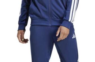 adidas Primegreen Essentials 3-Stripes Track Suit – Dark blue