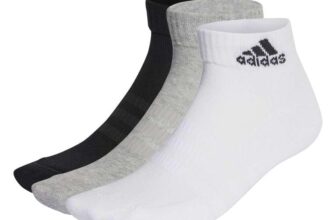 adidas Unisex Cushioned Sportswear 3 Pairs Socks, 6.5-8
