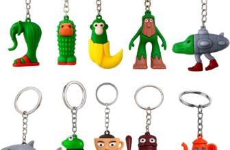 10 PCS Brainrot Toys, Italian Brainrot italian brainrot toys Keychains, Unique Animal Figurines for Collectors, Quirky Decor for Keys and Backpacks, Fun Gifts for Teens and Adults, 5.5cm x 3.5cm