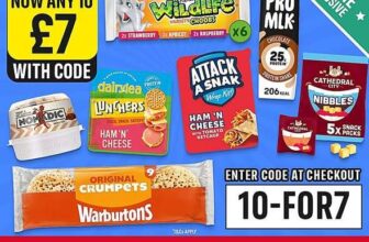 10 items Fresh Mix & Match w/ code – 135 items e.g. Warburtons Medium Half & Half 800g – Galbani Italian Mozzarella Cheese 125g (online)