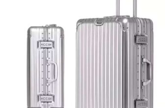 100% Aluminum-magnesium Alloy Travel Suitcase High Quality Rolling Luggage 20, Silver – w/Code, Sold By Big Save Factory Store