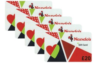 £100 Nandos Gift Cards Multipack (5 x £20) Others