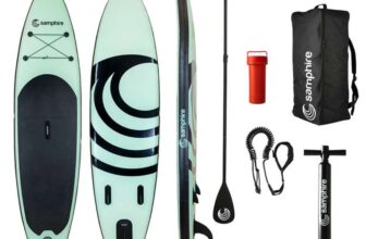 104 Inflatable SUP Paddleboard (Seaglass Green)