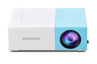 1080P Portable Projector for Smartphones, Laptops, HDMI/USB (Blue)