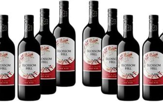 12 Bottles Blossom Hill Red Wine, 75cl,
