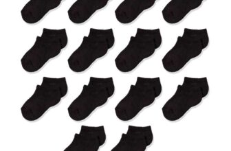 14 Pairs Amazon Essentials Unisex Kids Cotton Low-Cut Cushioned Sock 4-5 Years £2.45 / £2.74 S&S