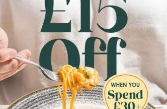 £15 off your bill when you spend £30