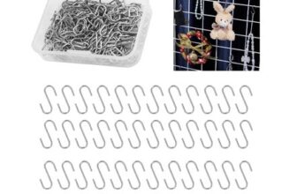 150-Piece Mini S Hooks, 20x8mm Stainless Steel, Silver